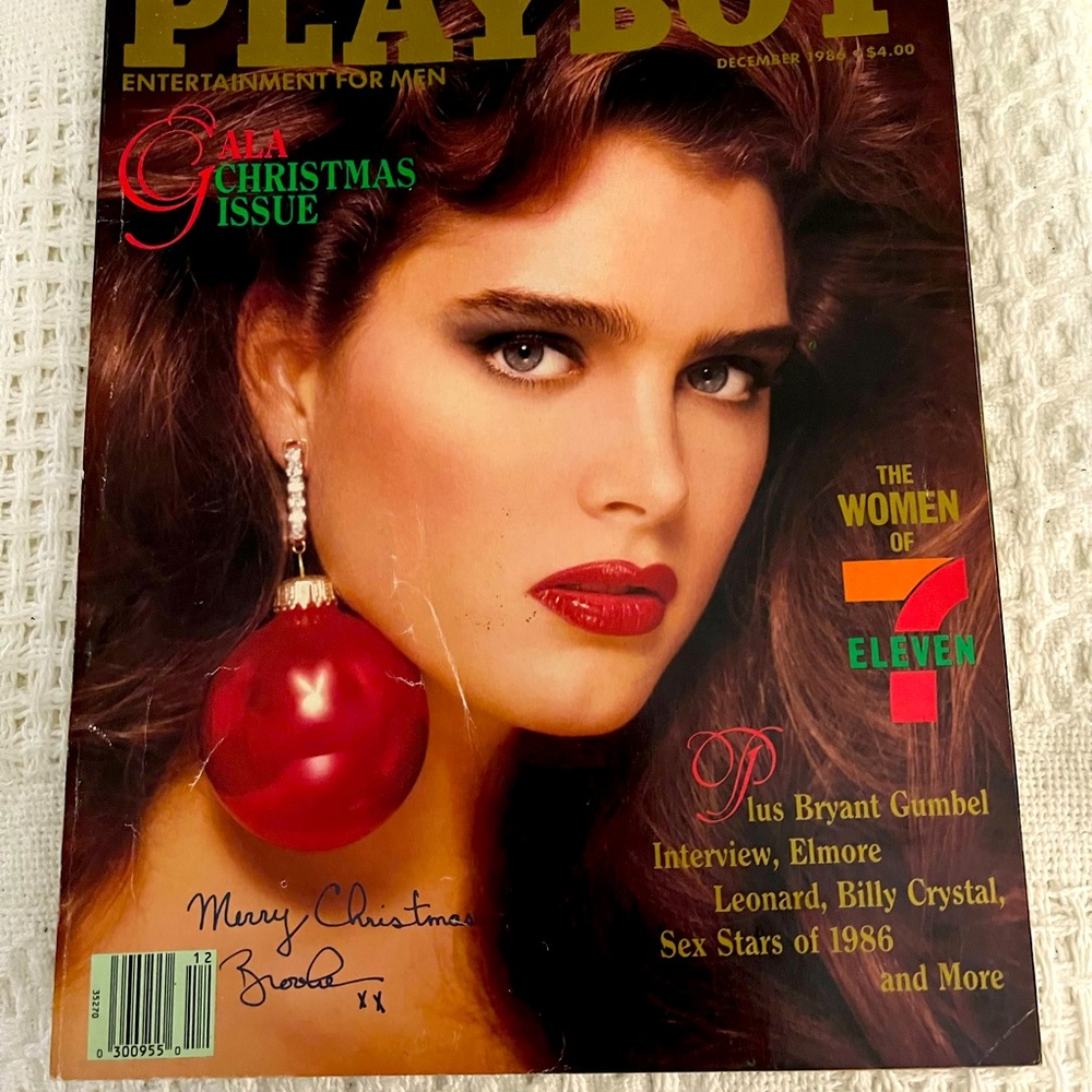 Playboy December 1986 Christmas Gala Issue